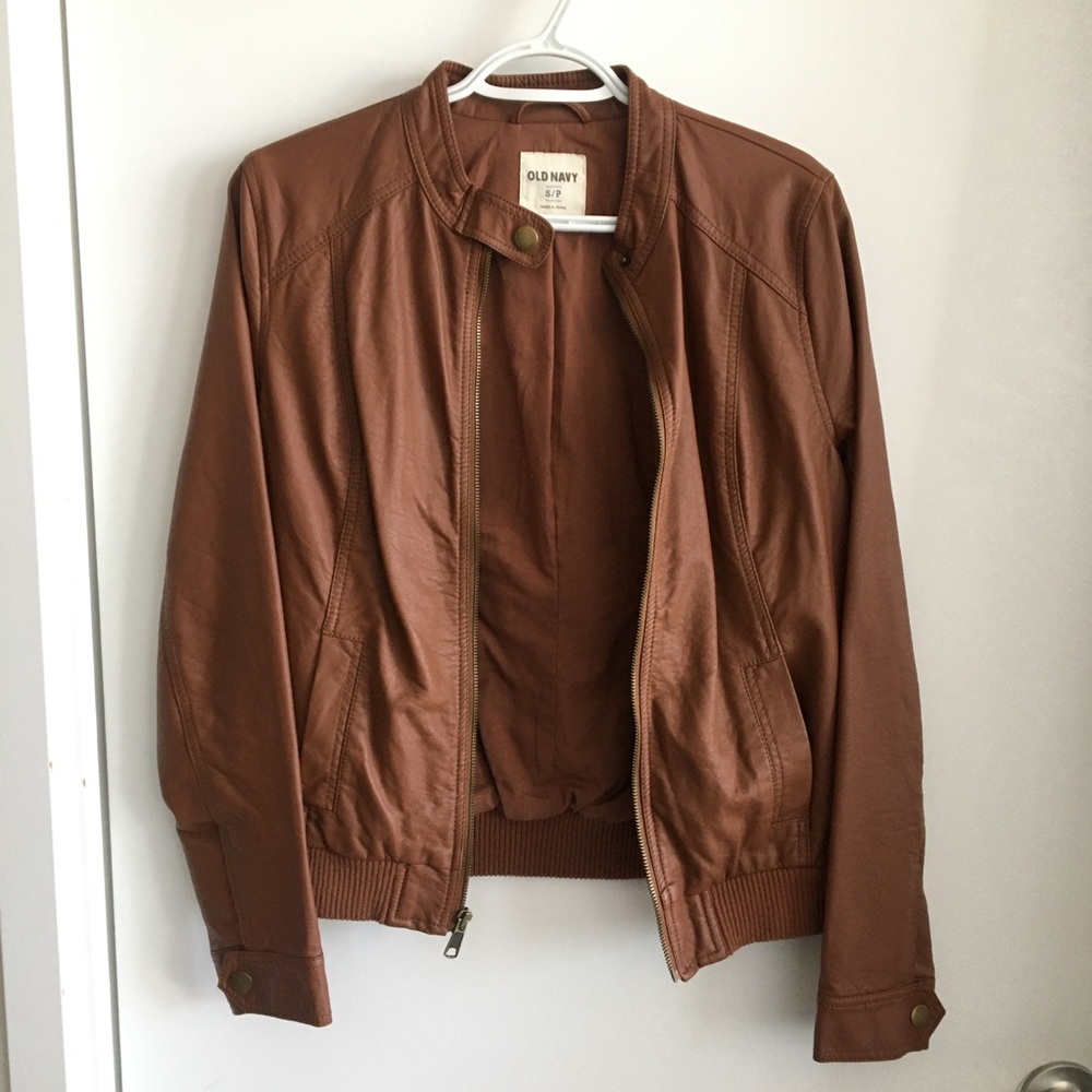 Faux Leather Jacket